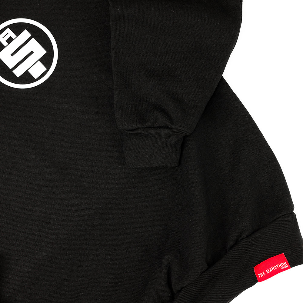 All Money In Limited Edition Crewneck - Black/White - Detail 2