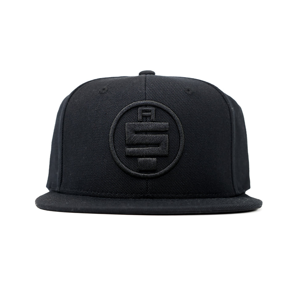 All Money In Limited Edition Snapback - Black/Black - Front
