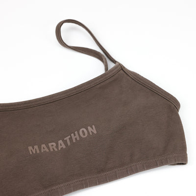 Women's Marathon Bralette - Mocha - Detail