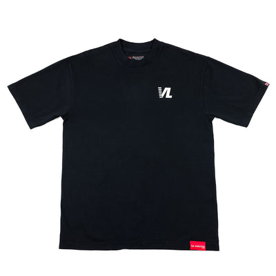 Victory Lap VL T-Shirt - Black/White - Front