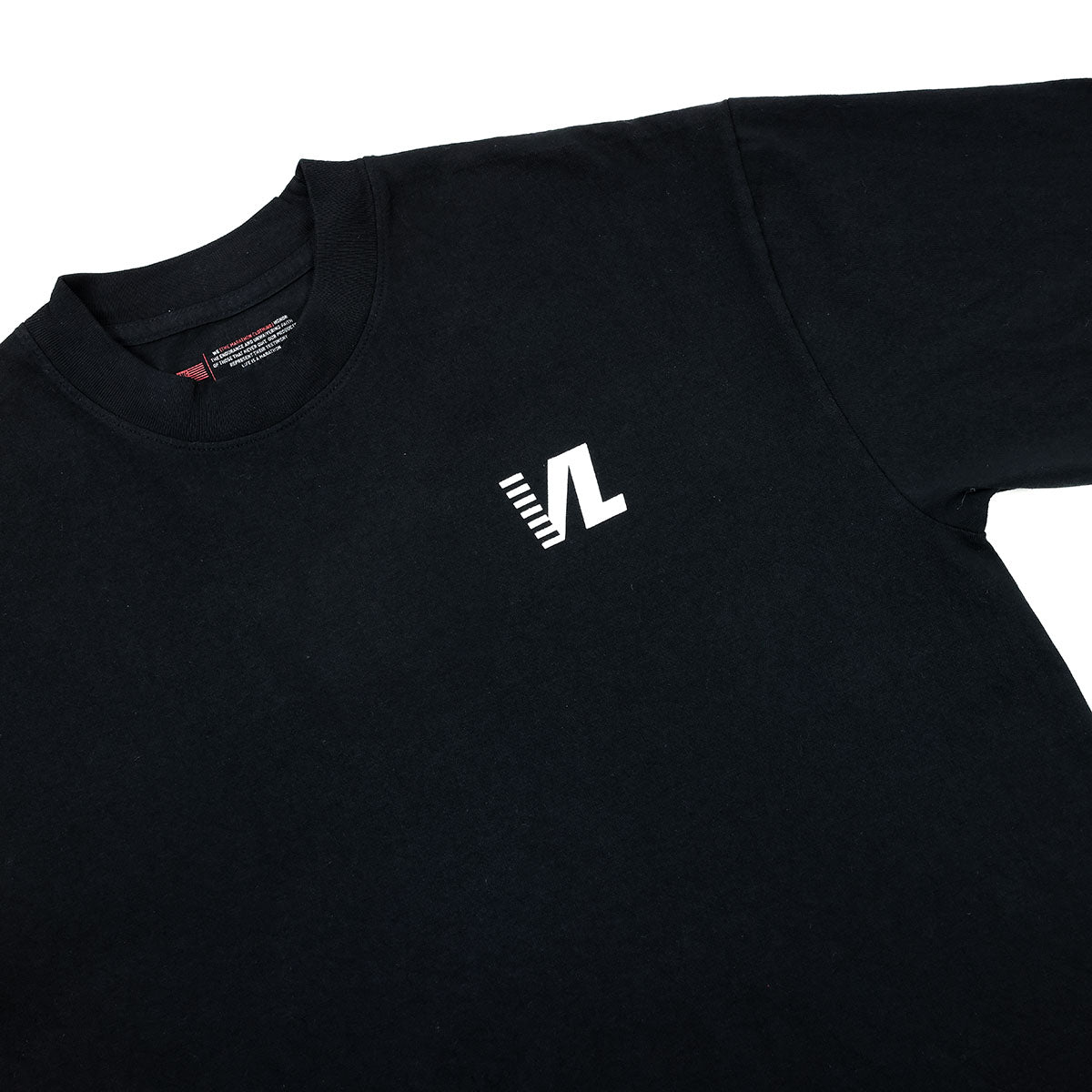 Victory Lap VL T-Shirt - Black/White - Chest Detail