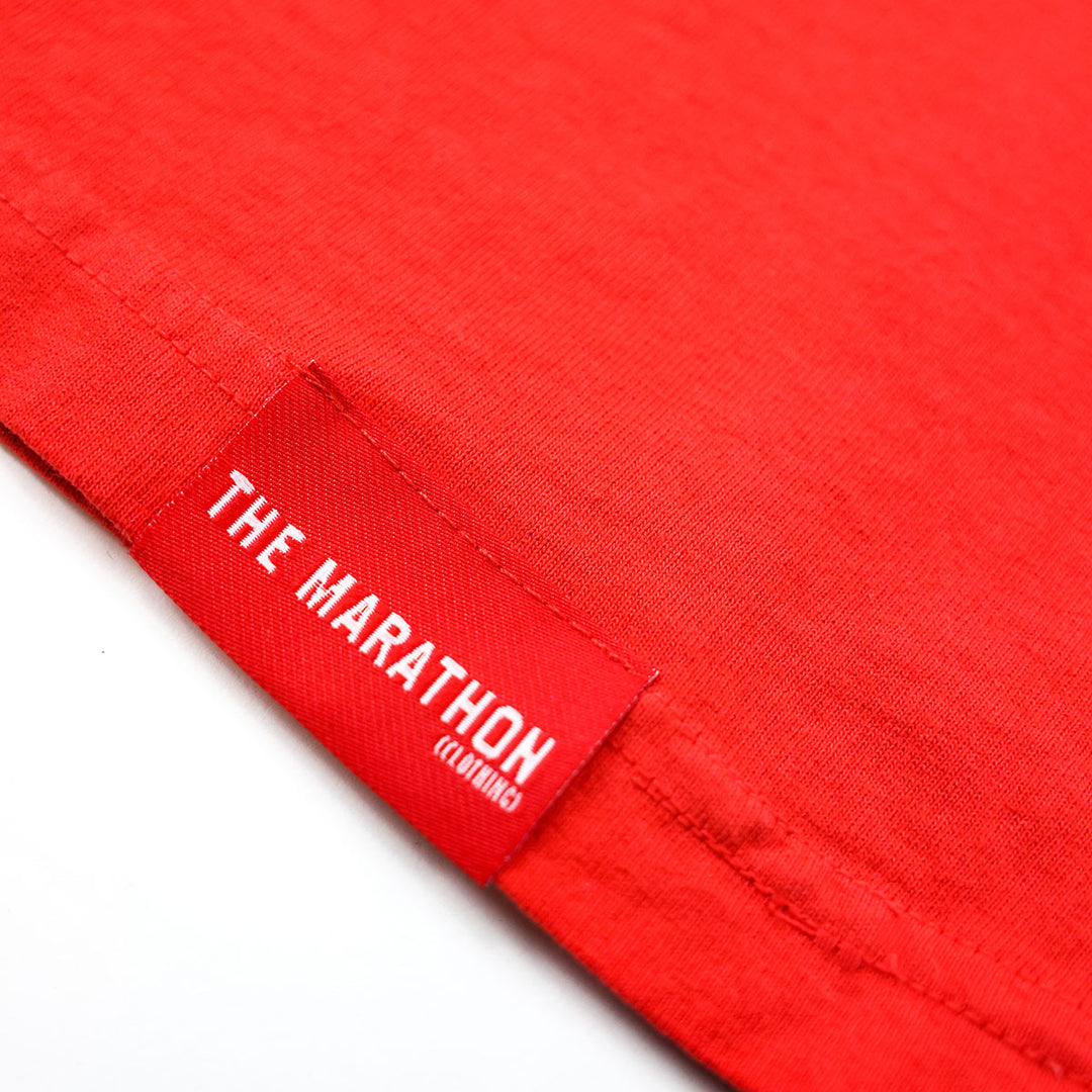 Victory Lap VL T-Shirt - Red/White – The Marathon Clothing