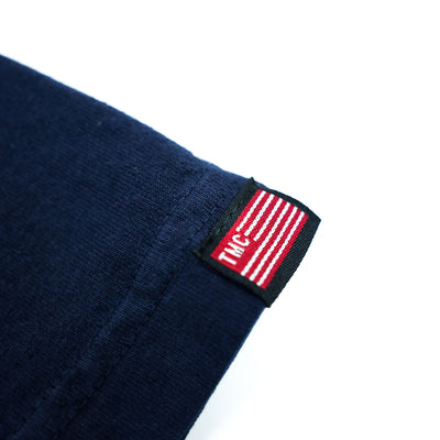 Victory Lap VL T-Shirt - Navy/White - Woven TMC Flag