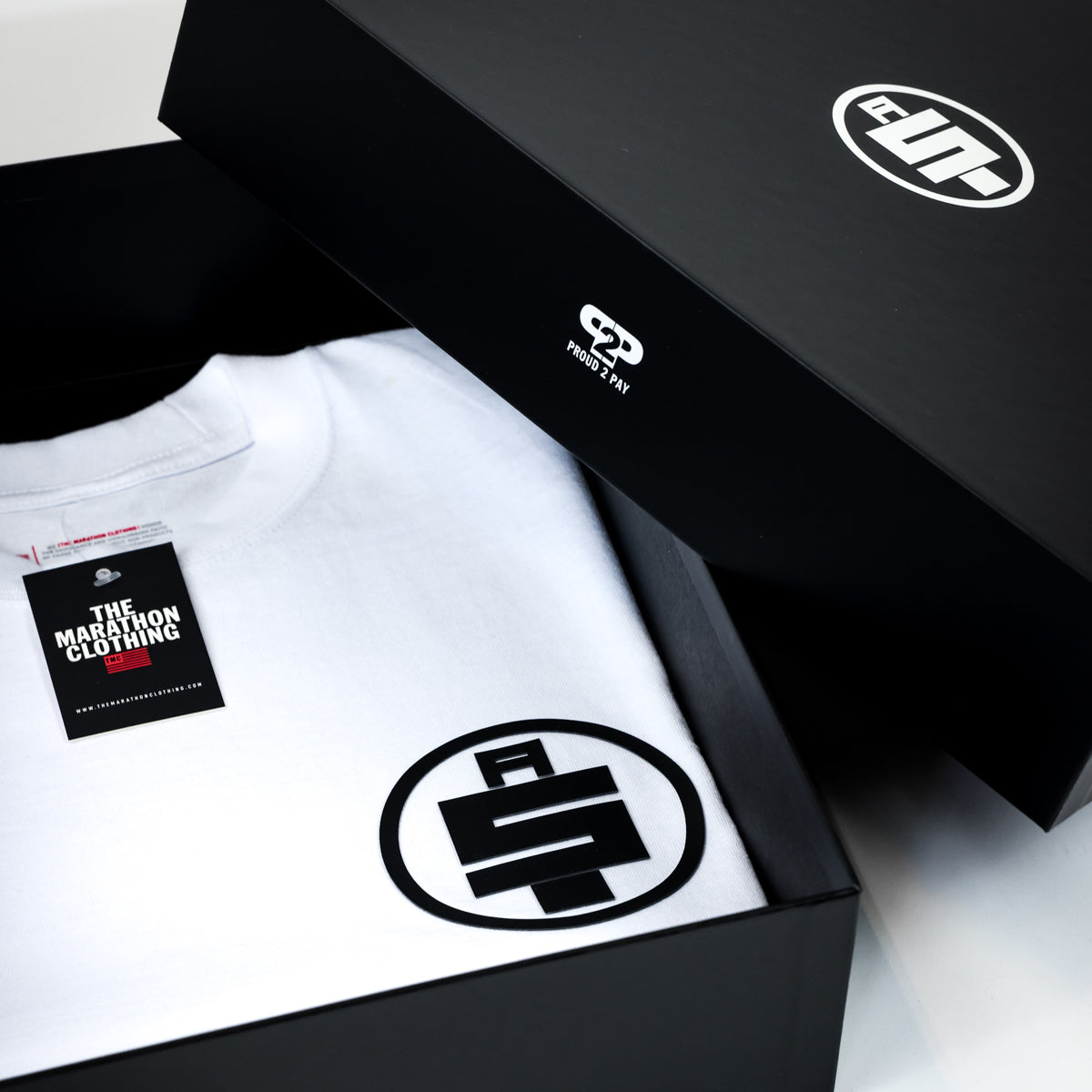 All Money In Limited Edition T-Shirt - White/Black with Custom Box.