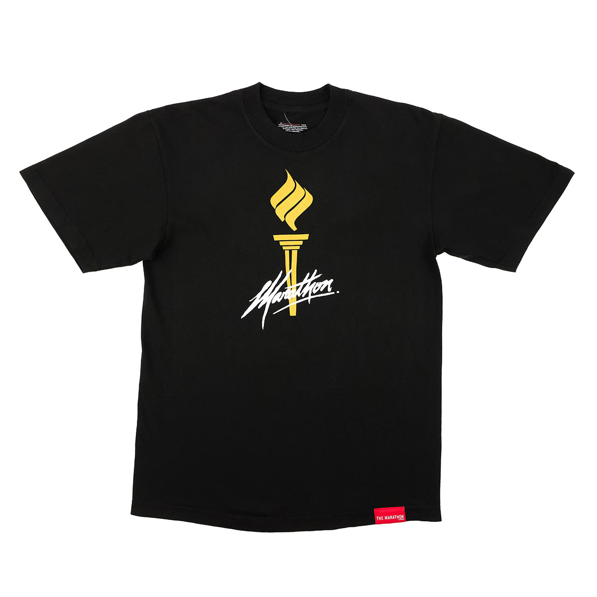 Marathon Torch T-Shirt - Black/Gold - Front