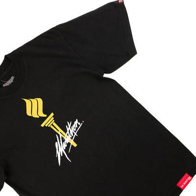 Marathon Torch T-Shirt - Black/Gold - Detail