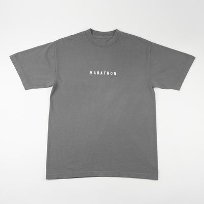 Marathon Impression T-Shirt - Slate/White