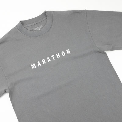 Marathon Classic T-Shirt - Slate/White - Detail