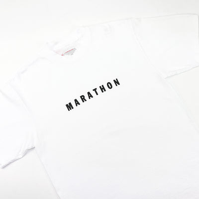 Marathon Classic T-Shirt - White/Black - Detail