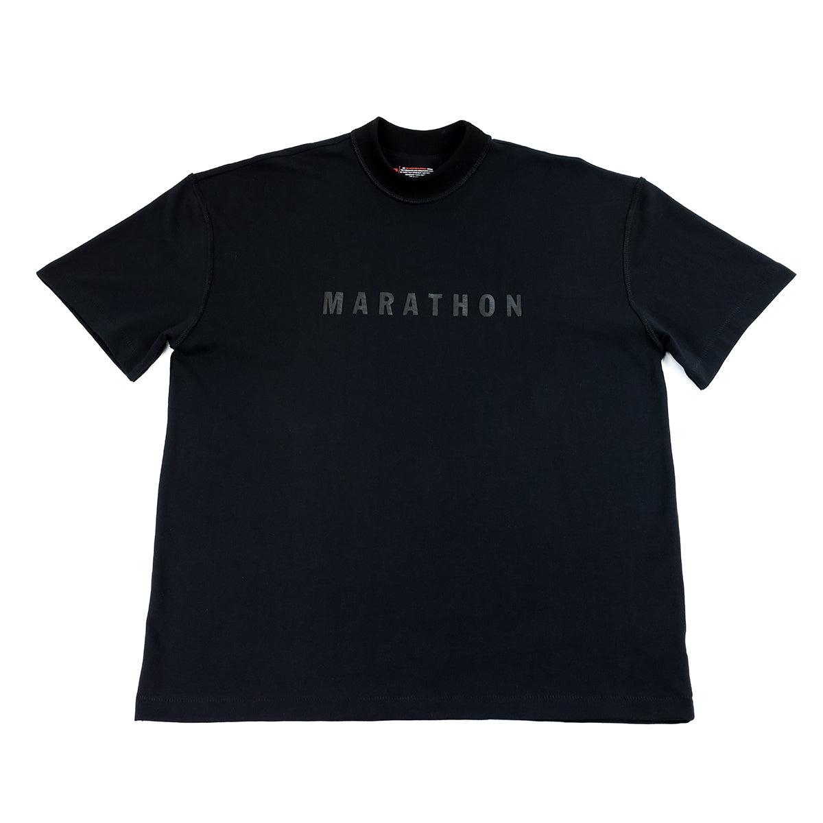 Marathon Ultra Oversized T-Shirt - Black/Black - Front