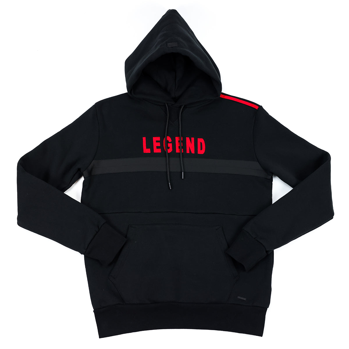 Legend Hoodie - Black/Red - Front