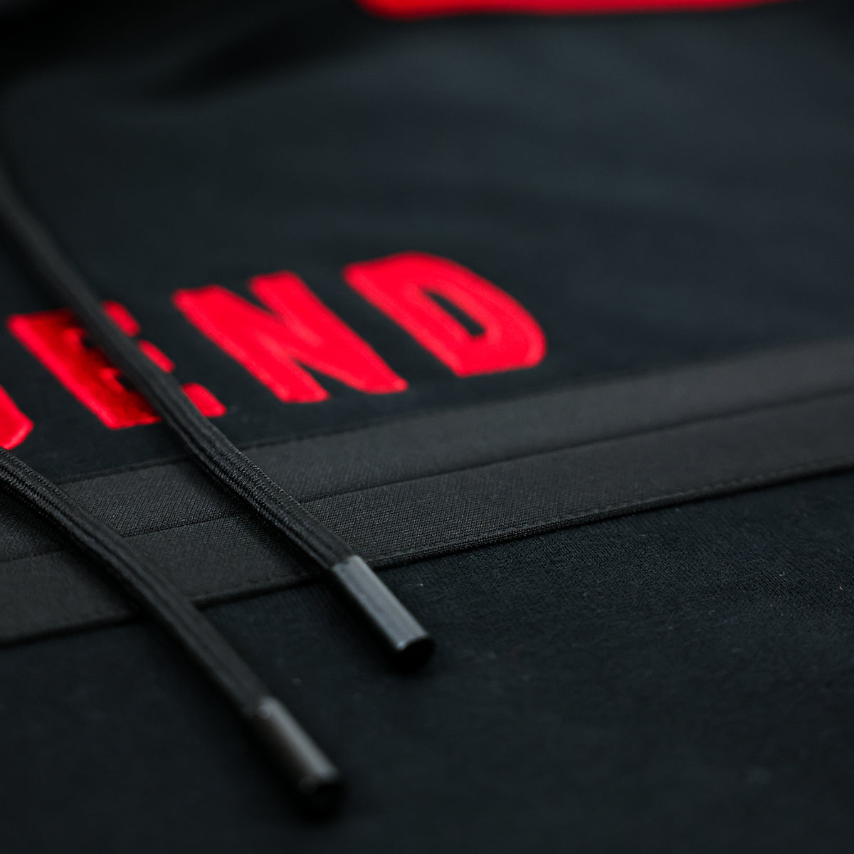 Legend Hoodie - Black/Red - Detail 3