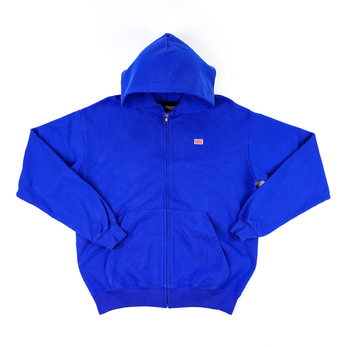 TMC Flag Zip-Up Sweatshirt - Royal - Front