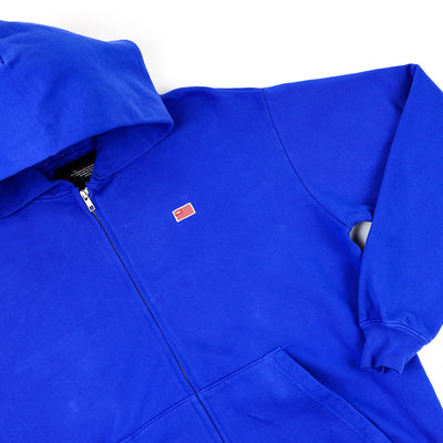 TMC Flag Zip-Up Sweatshirt - Royal - Detail