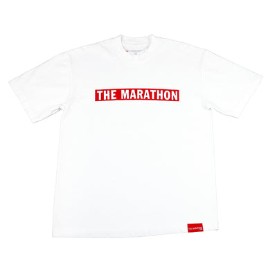 Limited Edition Marathon Bar T-Shirt - White - Front