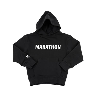 Limited Edition (Ultra) Marathon Kid's Hoodie - Black/Cream