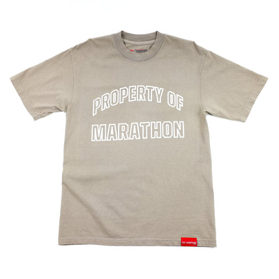Marathon Property T-Shirt - Mocha - Front