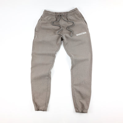 Marathon Leisure Sweatpants - Mocha/Cream - Front