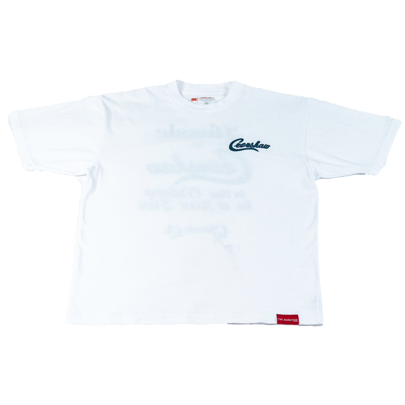 Crenshaw Classic LA T-Shirt - White/Navy
