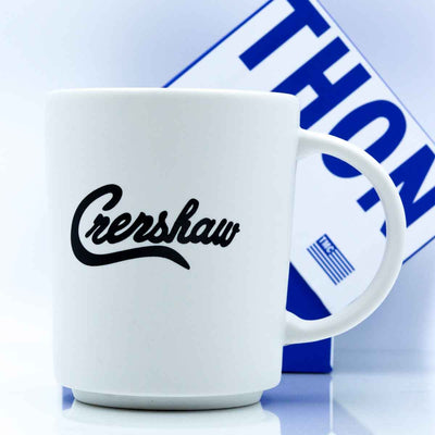 Crenshaw Mug - White/Black