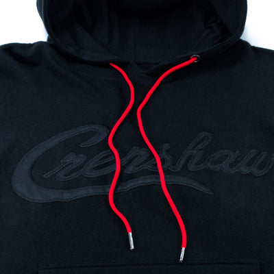Limited Edition Crenshaw Hoodie - Black/Black Detail 2