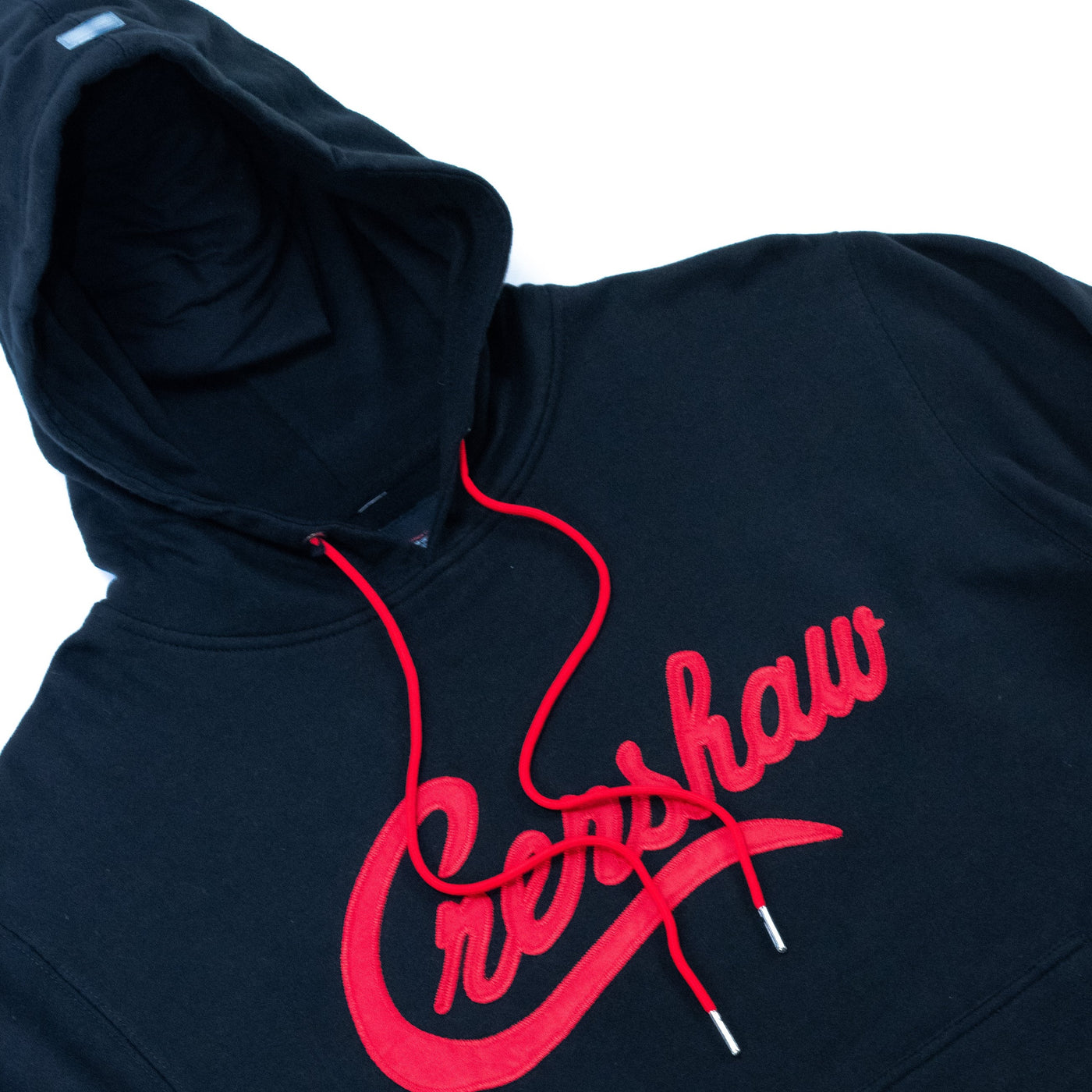 Limited Edition Crenshaw Hoodie - Black/Red Detail 1