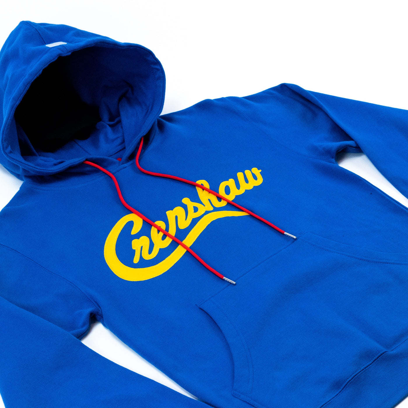 Crenshaw Hoodie - Blue/Yellow Detail 1