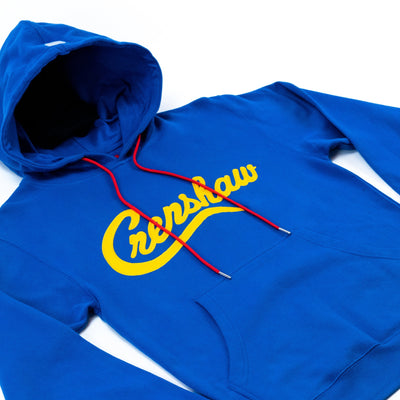Crenshaw Hoodie - Blue/Yellow Detail 1