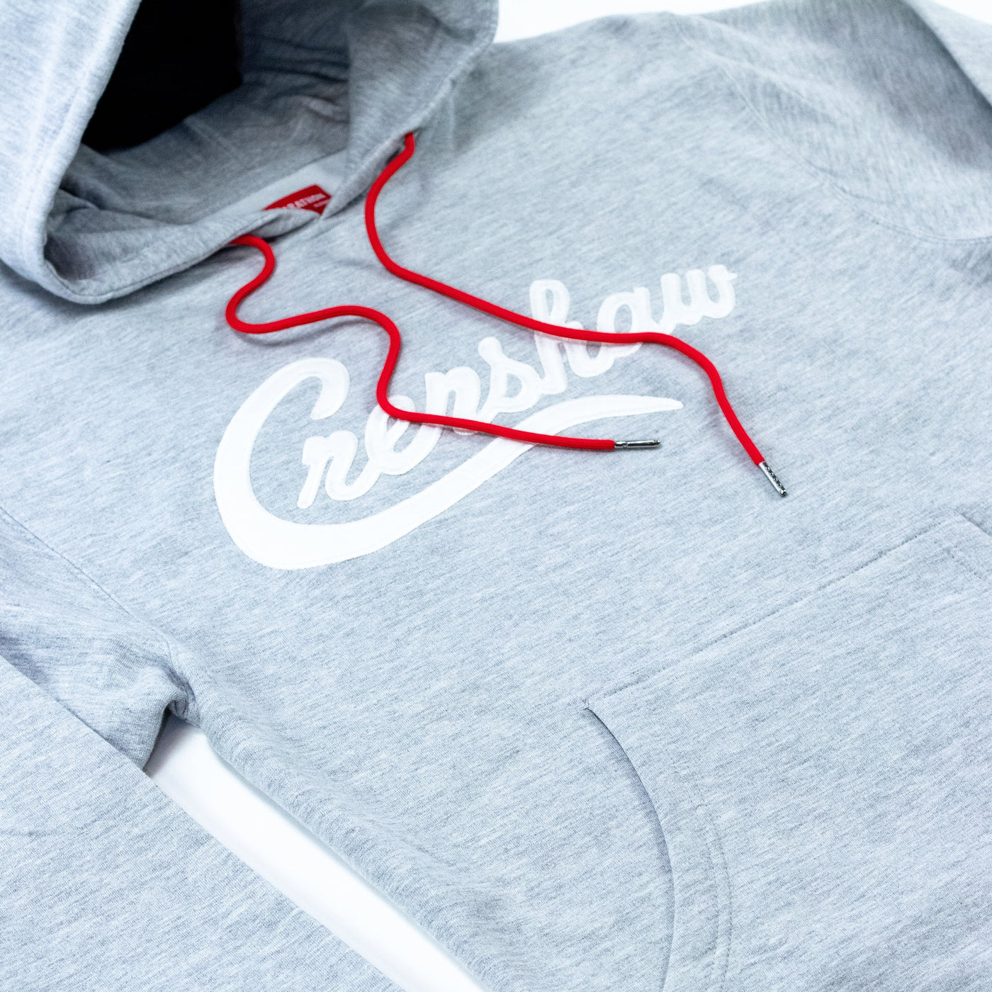 Limited Edition Crenshaw Hoodie - Grey/White Detail 1