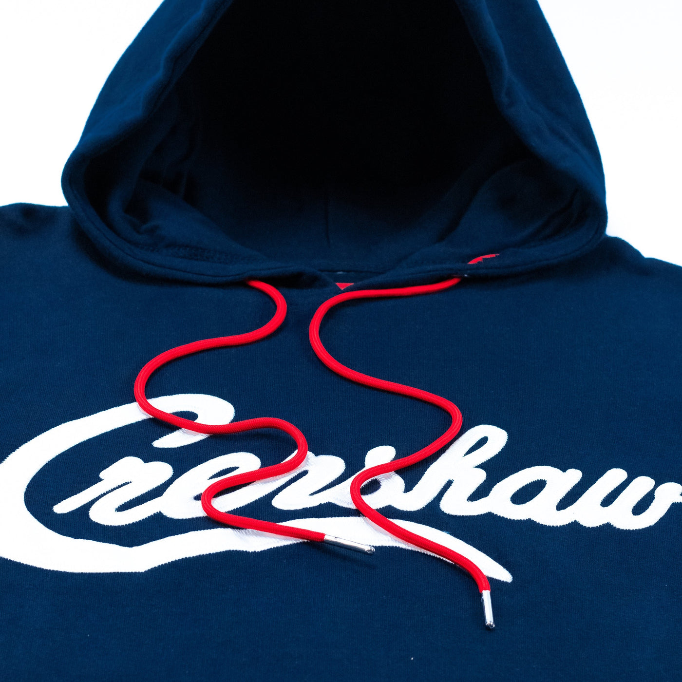 Limited Edition Crenshaw Hoodie - Navy/White Detail 1