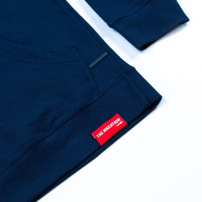 Limited Edition Crenshaw Hoodie - Navy/White Detail 3