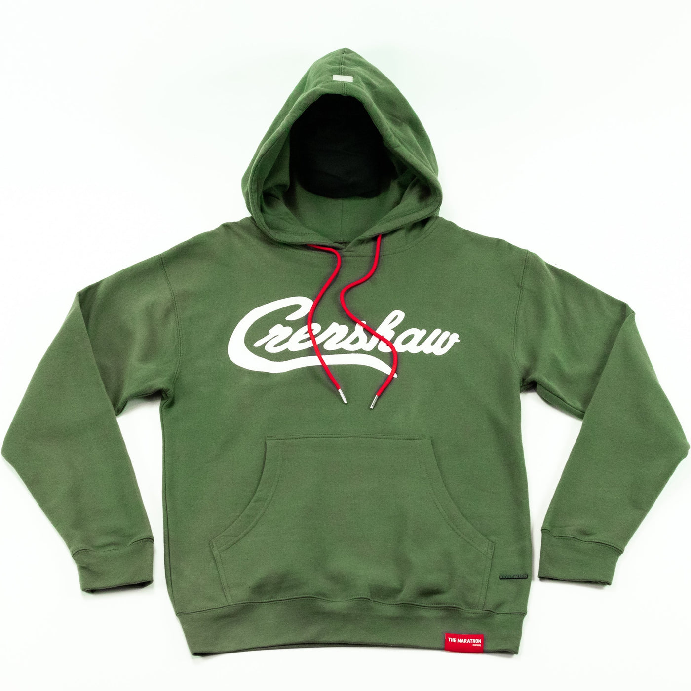 Limited Edition Crenshaw Hoodie - Olive/White