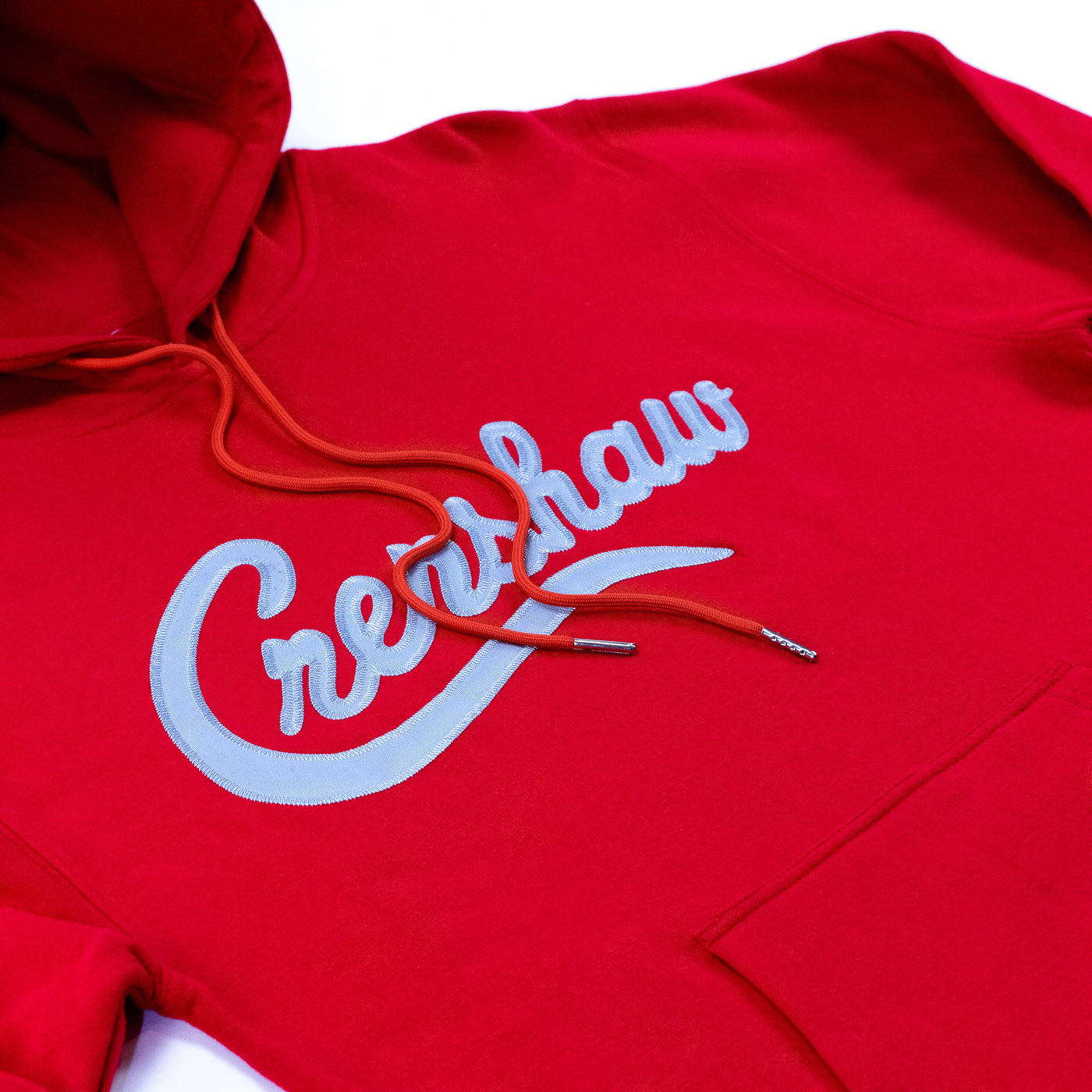 Crenshaw Limited Edition Hoodie - Red/Grey Detail 1