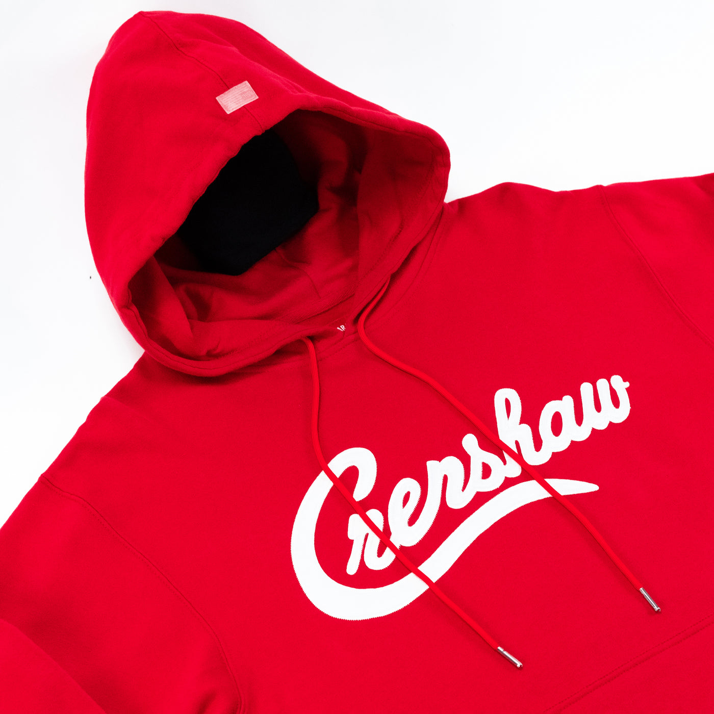 Crenshaw Limited Edition Hoodie - Red/White Detail 1