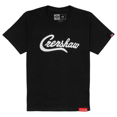 Crenshaw Kid's T-Shirt - Black/White-The Marathon Clothing