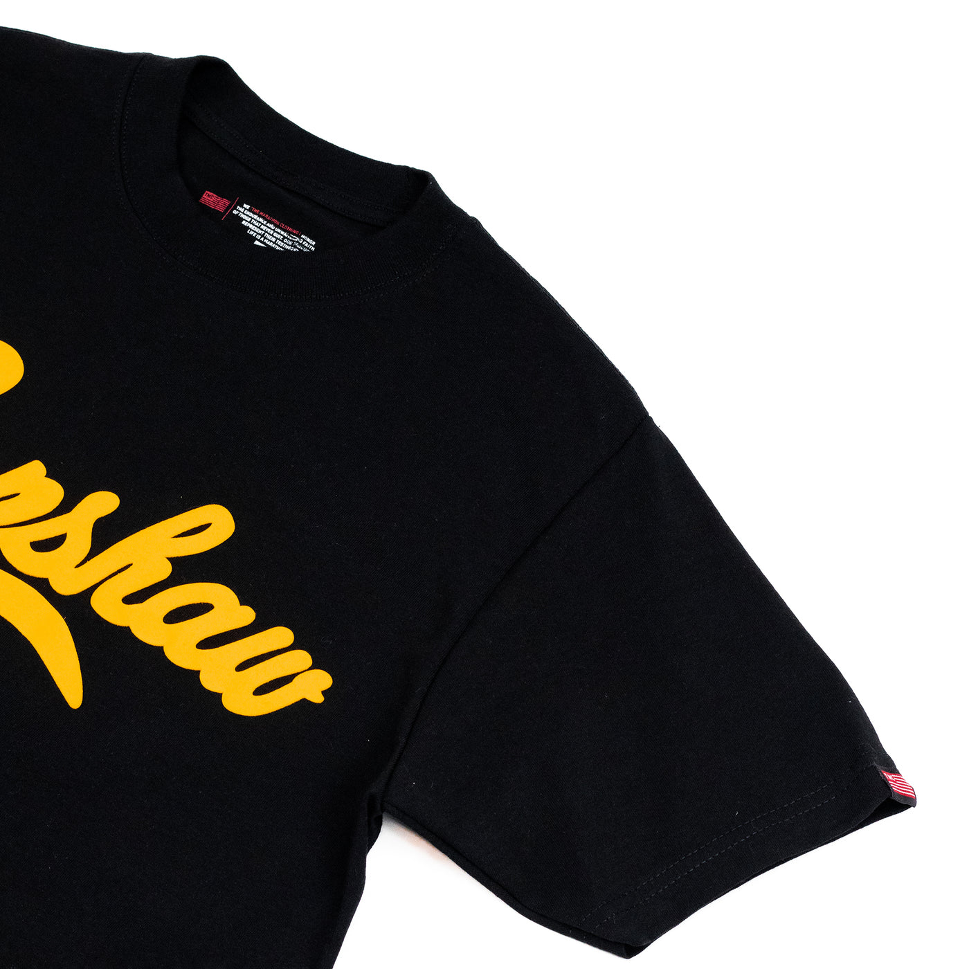 Crenshaw T-Shirt - Black/Gold - Sleeve
