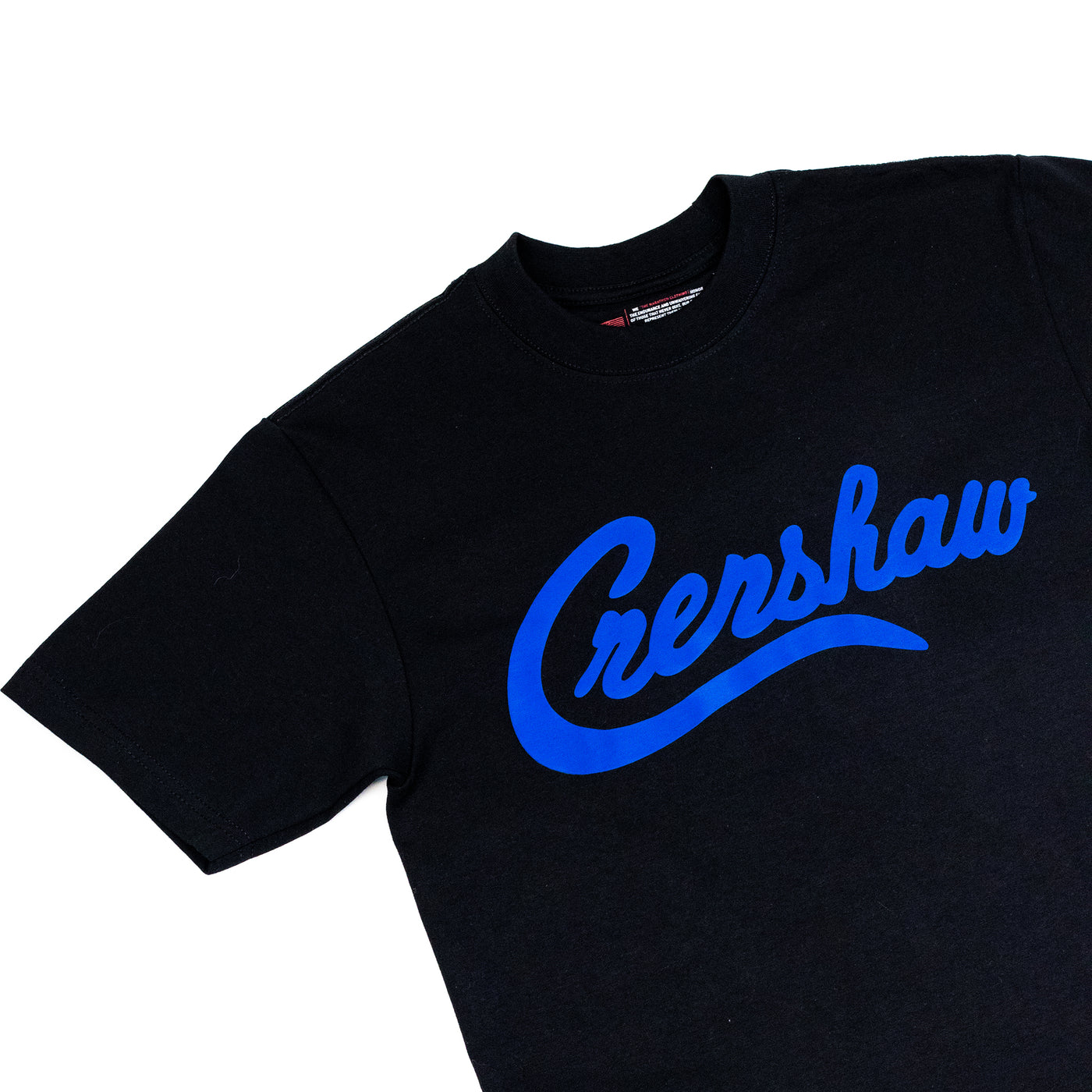 Crenshaw T-Shirt - Black/Royal - Detail