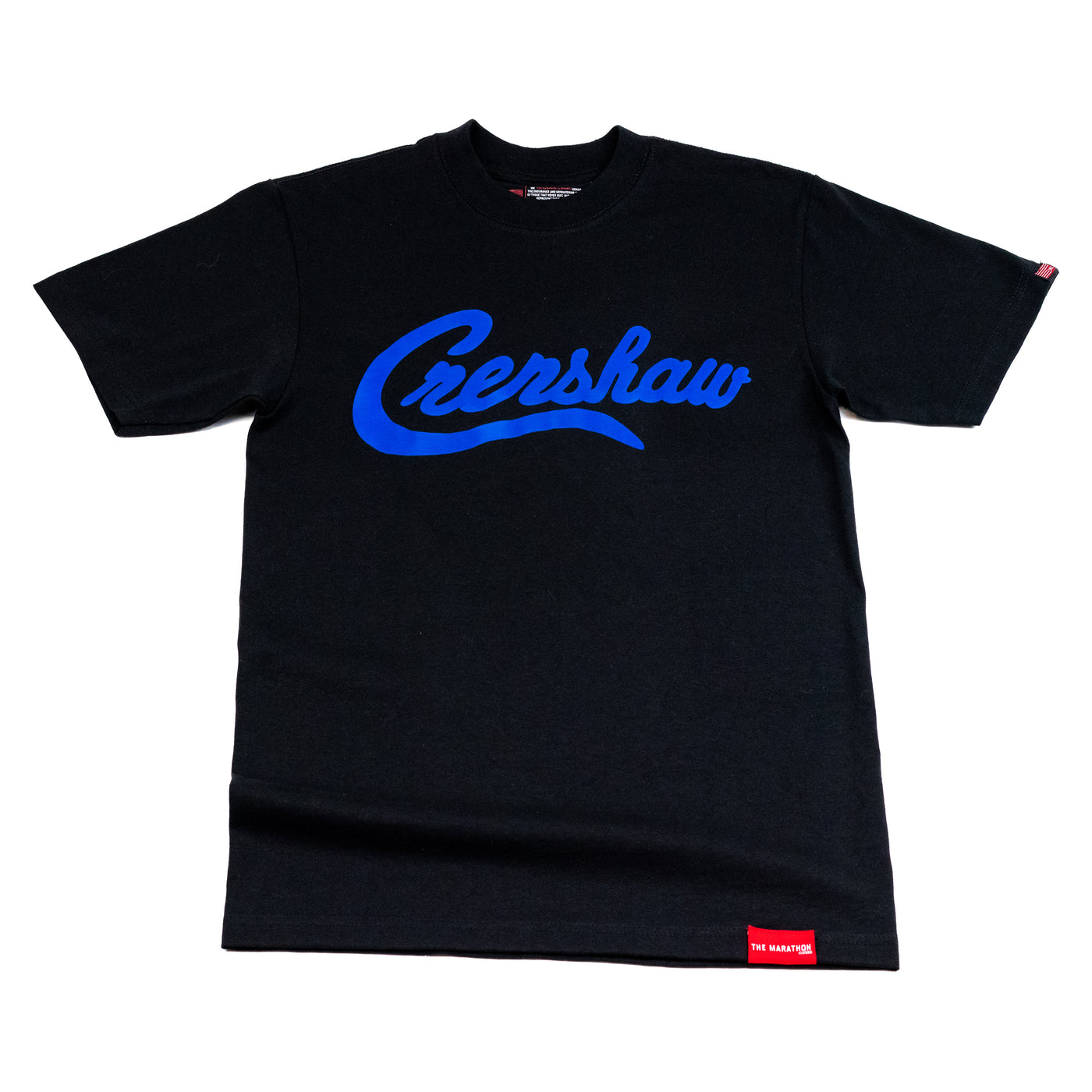 Crenshaw T-Shirt - Black/Royal - Front