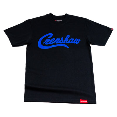 Crenshaw T-Shirt - Black/Royal - Front