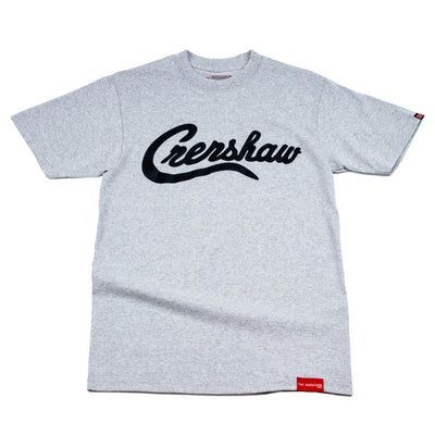 Crenshaw T-Shirt - Heather Grey/Black - Front