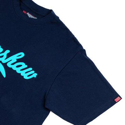 Crenshaw T-Shirt - Navy/Teal - Detail