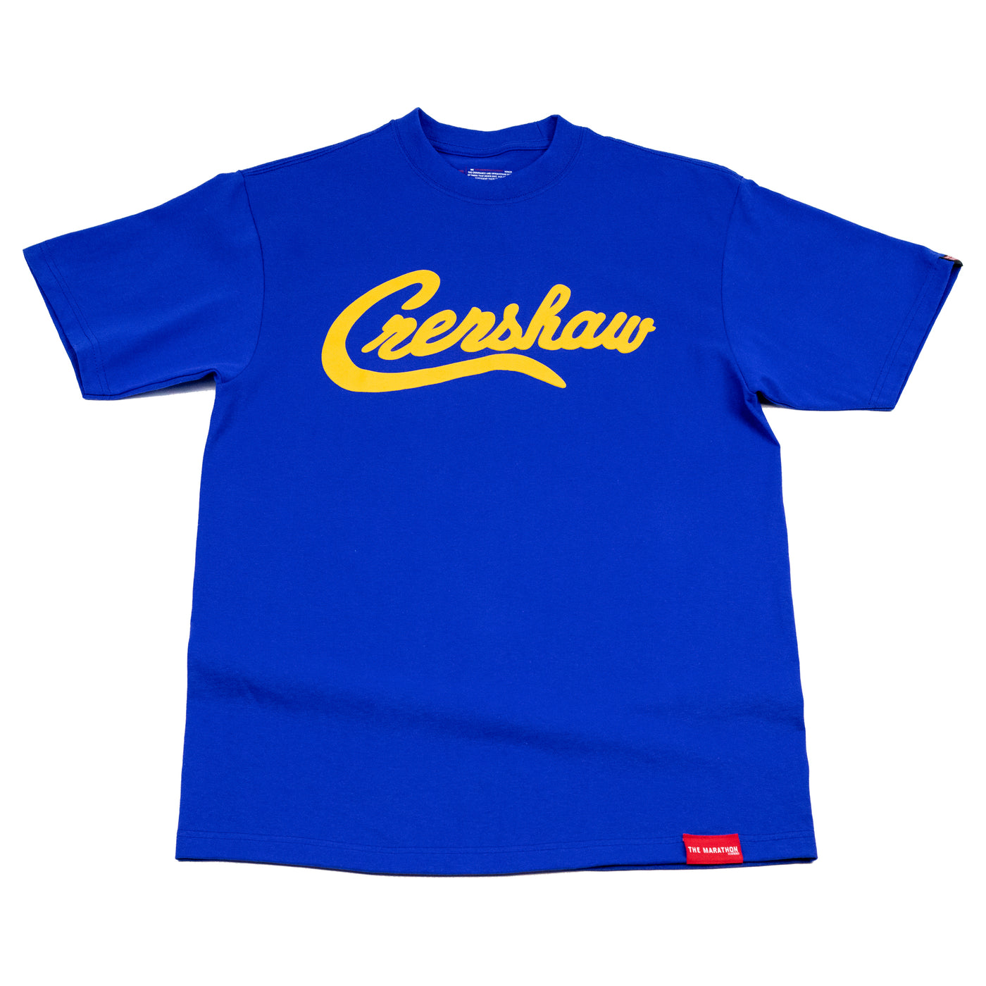 Crenshaw T-Shirt - Royal/Gold - Front