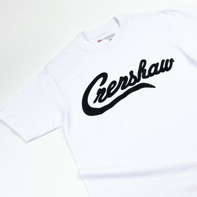 Crenshaw T-Shirt - White/Black - Detail