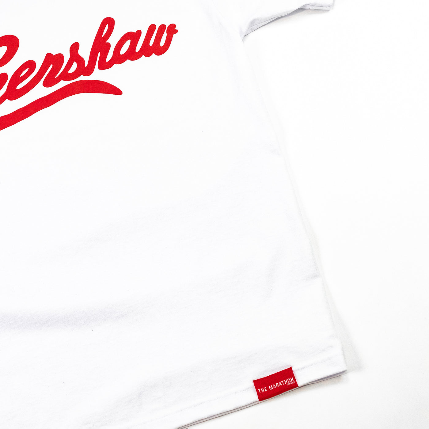 Crenshaw T-Shirt - White/Red - Detail