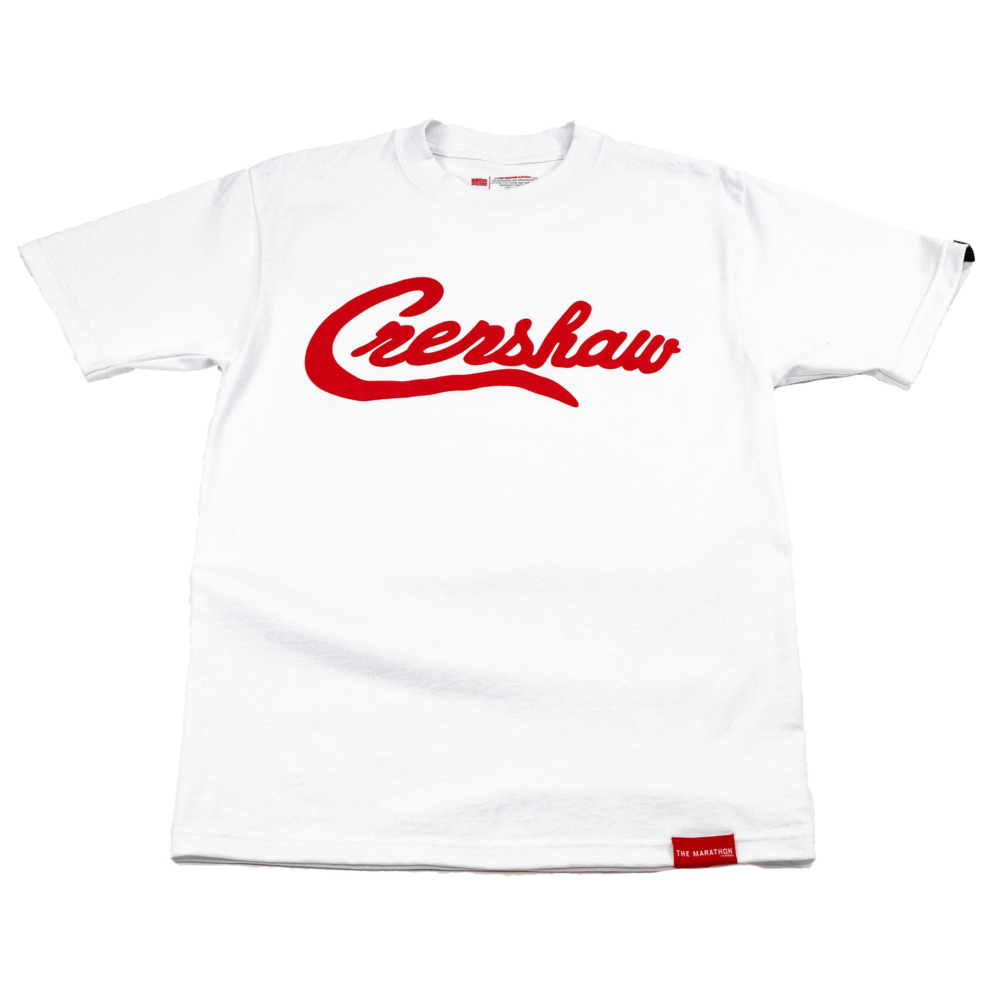 Crenshaw T-Shirt - White/Red - Front