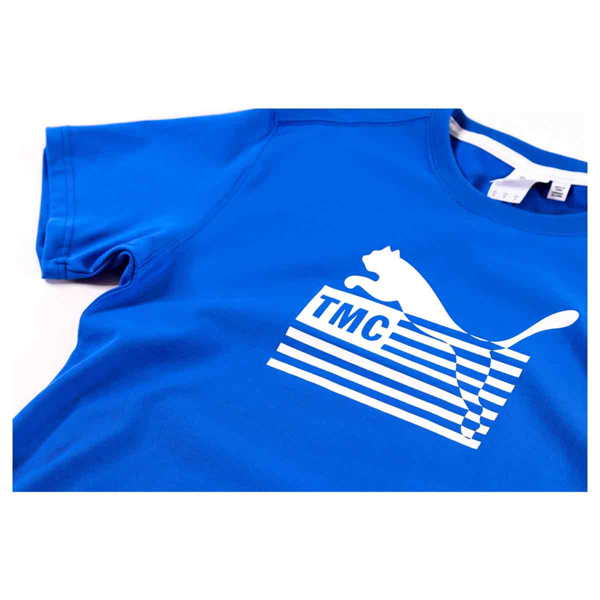 PUMA x TMC Everyday Hussle Collection T shirt Royal Blue The Marathon Clothing