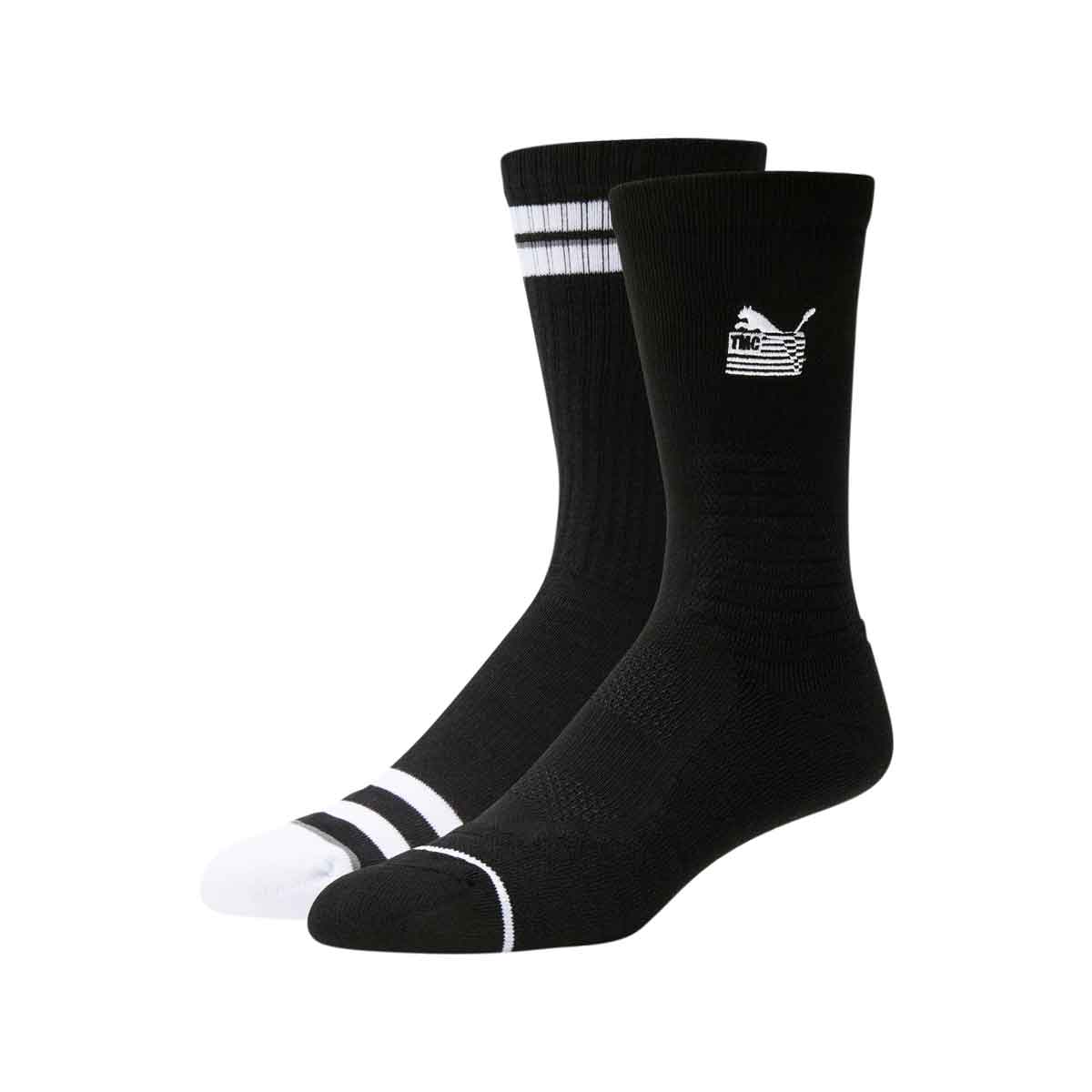 PUMA x TMC Everyday Hussle Collection Socks - Black/White (2 pack)