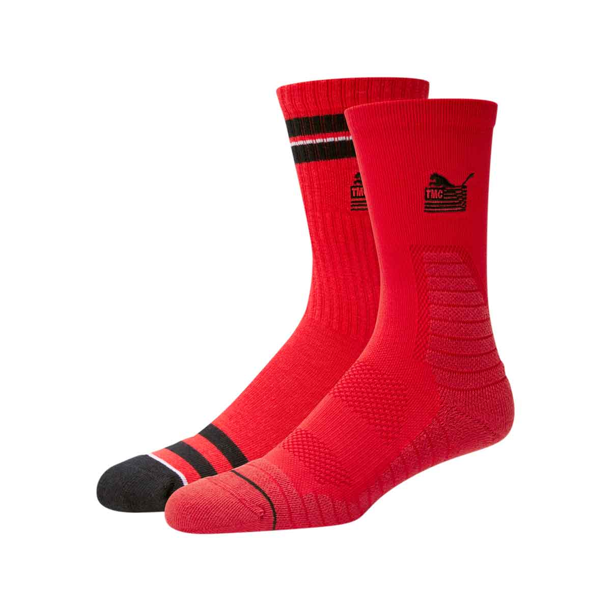 PUMA x TMC Everyday Hussle Collection Socks - Red/Black (2 pack)