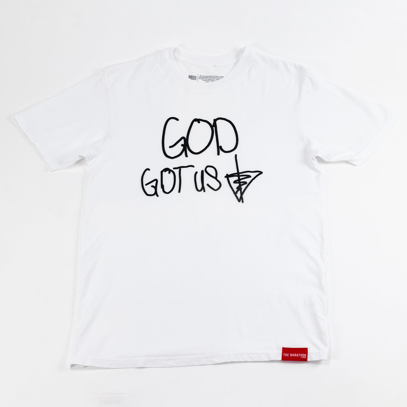 GOD Got Us T-shirt - White/Black
