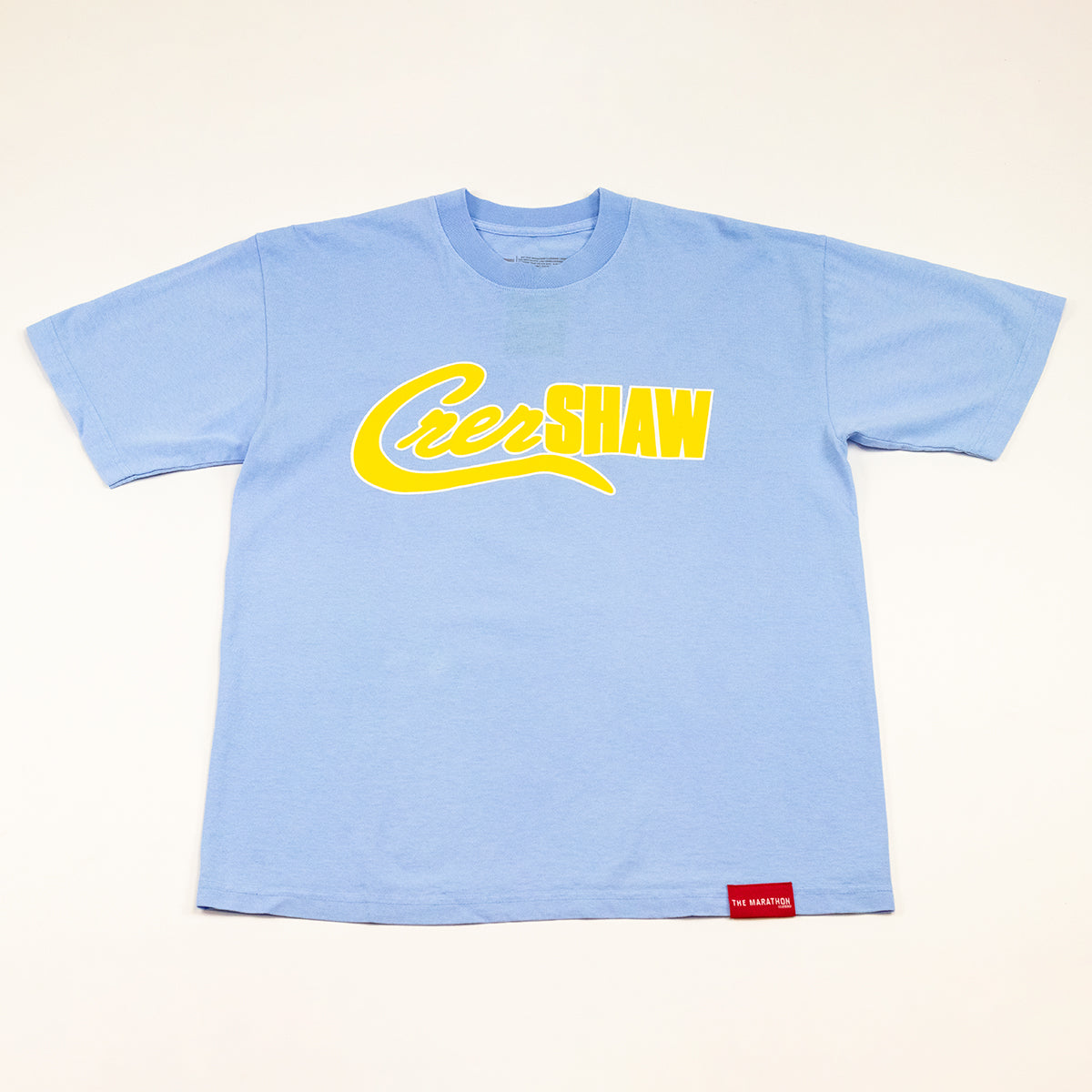 Crenshaw Mashup T-shirt - Light Blue/Gold